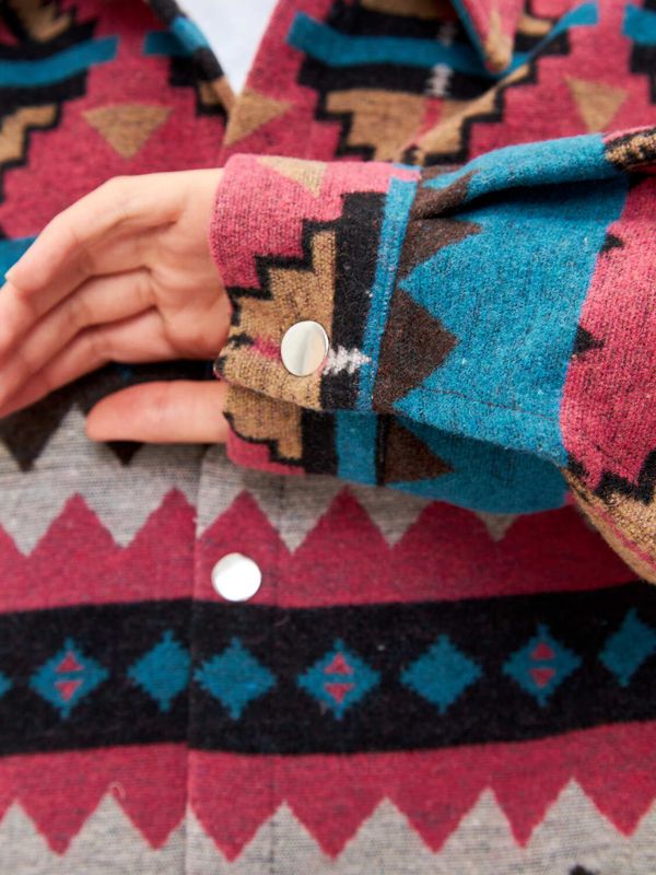 Рубашка Этно розовая - фото 9