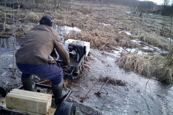 Мотобуксировщик ВЕПС "Юнга" 6.5 л.с.