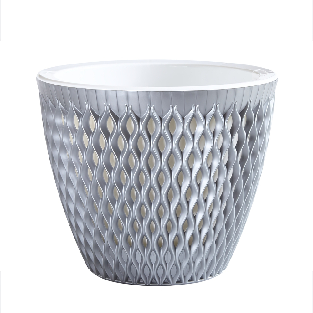 Кашпо "Версаль" (3л.) Цв. Серебро