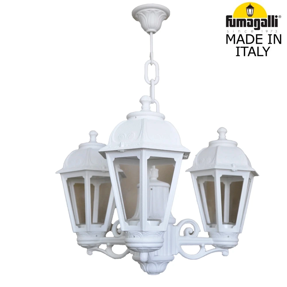 Уличный подвесной светильник Fumagalli SICHEM/SABA 3L K22.120.S30.WXF1R