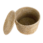 Корзина плетенная с крышкой 25*16 см