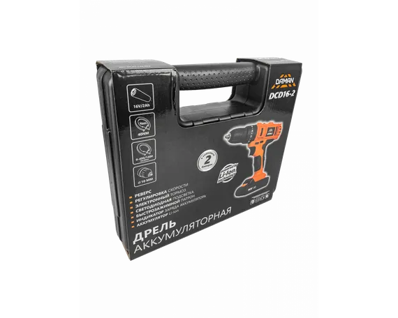 Аккумуляторный шуруповерт "DAMAN" DCD16-2