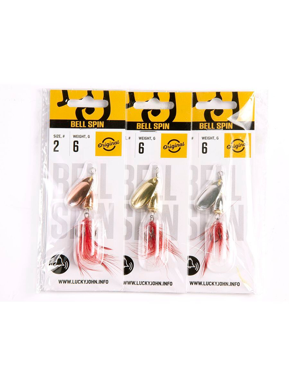 Блесна вращающаяся Lucky John BELL SPIN 05 13.0г CRD