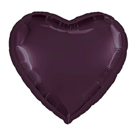 Р 9'' Мини-сердце Темная вишня,