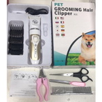 Машинка, Триммер для стрижки домашних животных, без вибрации и шума "Pet Grooming Hair Clipper Kit"