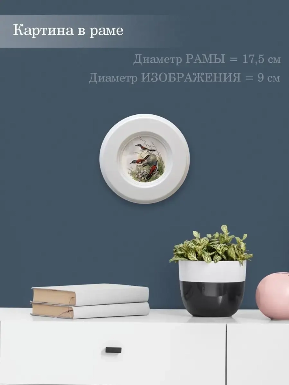 Картина на стену интерьерная на холсте 17.5 см