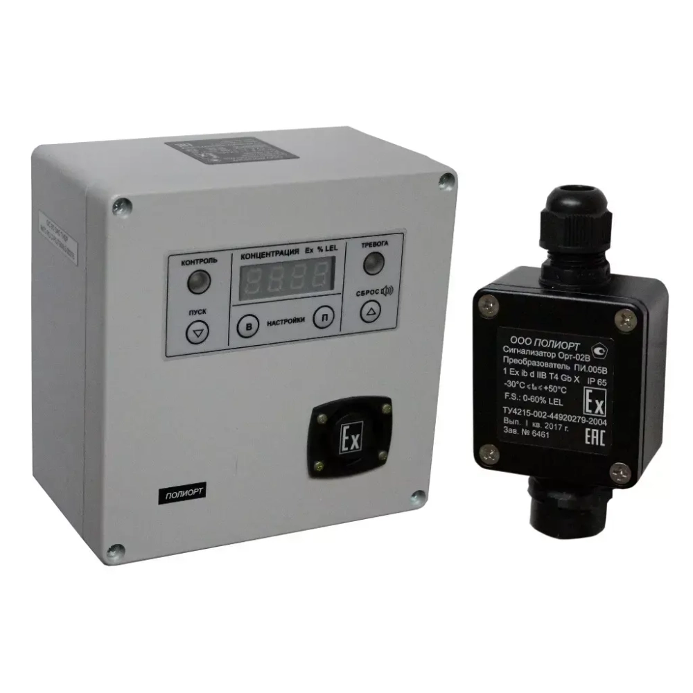 ОРТ-02 и ОРТ-02В газосигнализаторы многоканальные стационарные
