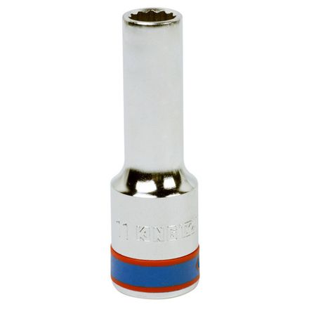 Цена на KING TONY (423011M) Головка торцевая глубокая двенадцатигранная 1/2", 11 мм