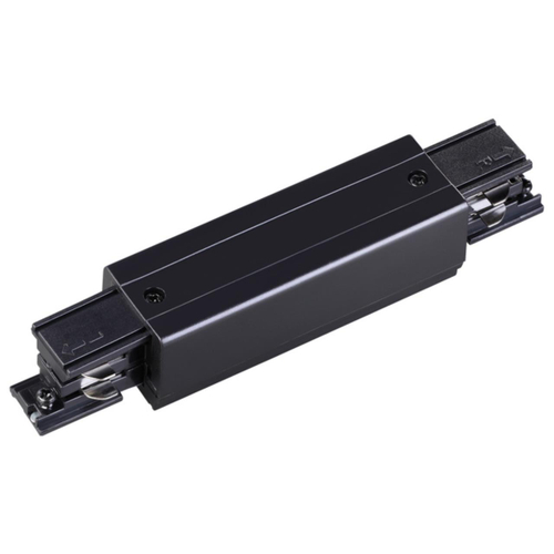 135051 PORT NT19 032 черный Соединитель с токопроводом прямой внешний для трехфазн. шинопровода IP20