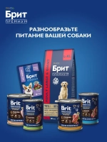 Сухой корм БРИТ ПРЕМИУМ для собак крупных и гигантских пород с Курицей 15кг