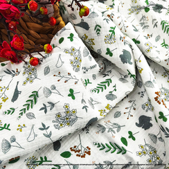 Муслин двухслойный принт №28 | ш.135 см | 120 г/м² | хлопок-100%