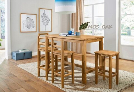 Стол барный из массива дуба Клермон-01