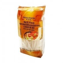Рисовая лапша rice noodles 5мм Thai Food King 375 гр