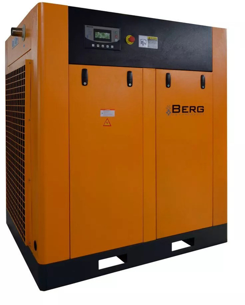 Винтовой компрессор BERG ВК-355-Е IP55 7 бар с прямым приводом и частотником