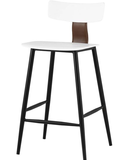 Стул полубарный ANT белый