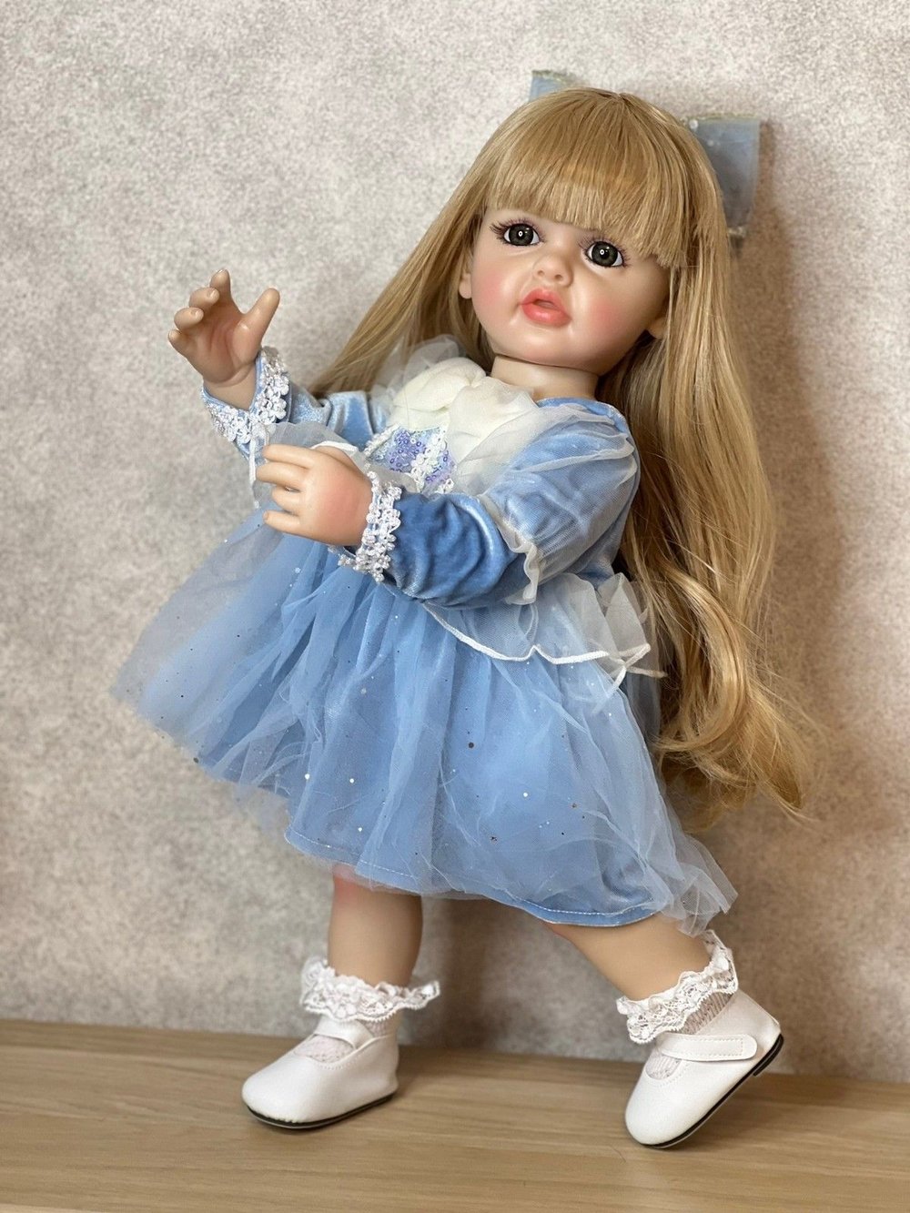 Кукла Реборн виниловая 55см в пакете (FA-289)
