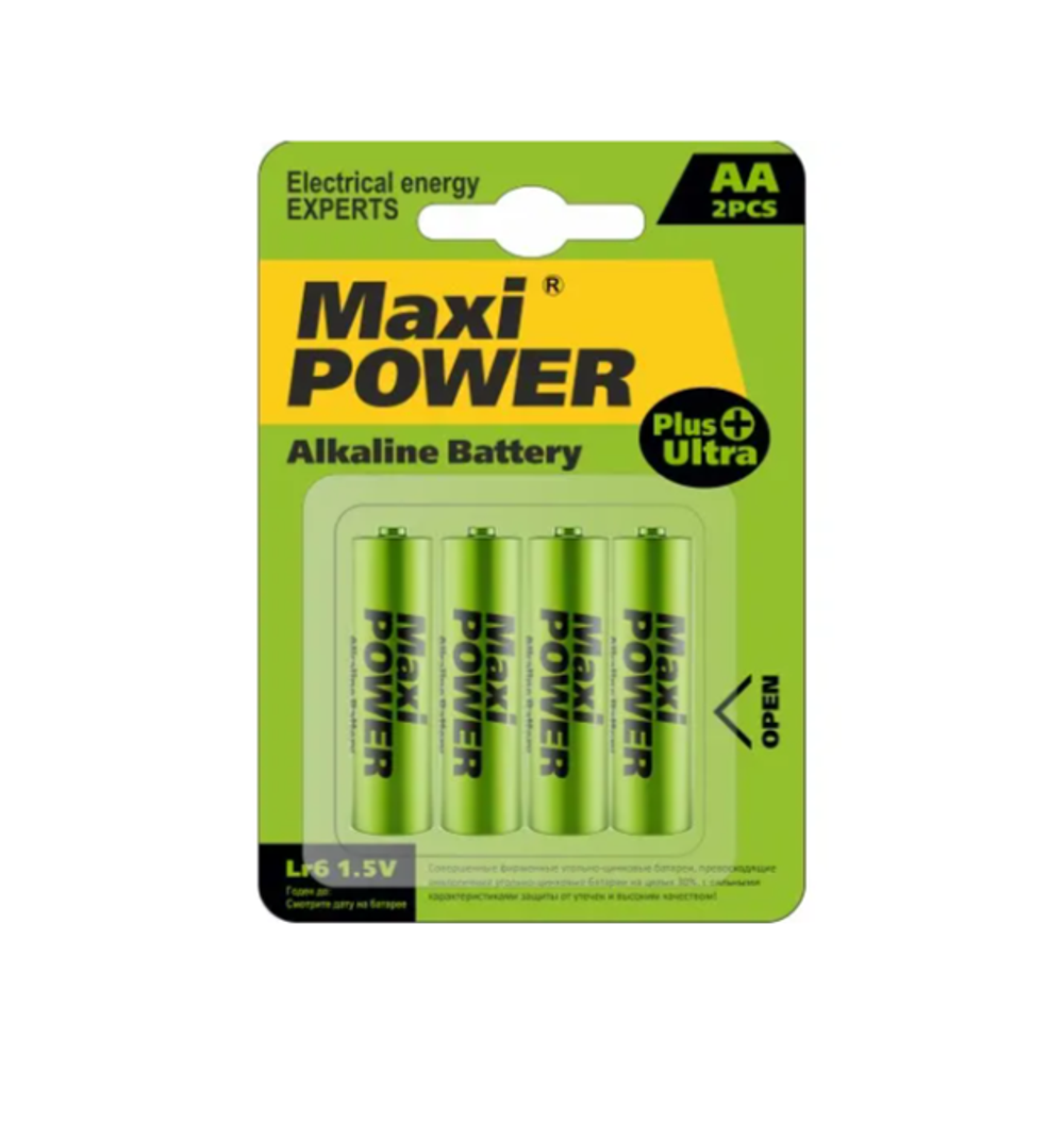 Батарейки «Maxi Power» АА 4 шт.