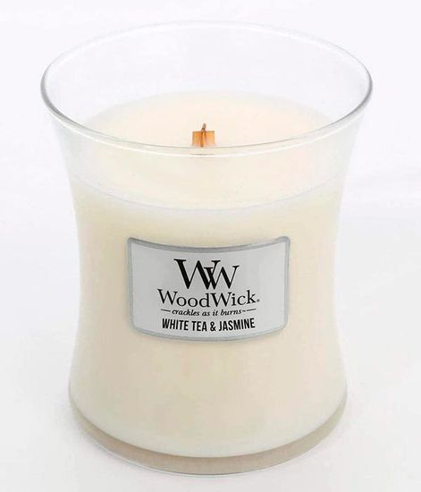 Белый чай и жасмин, ароматическая свеча, WoodWick