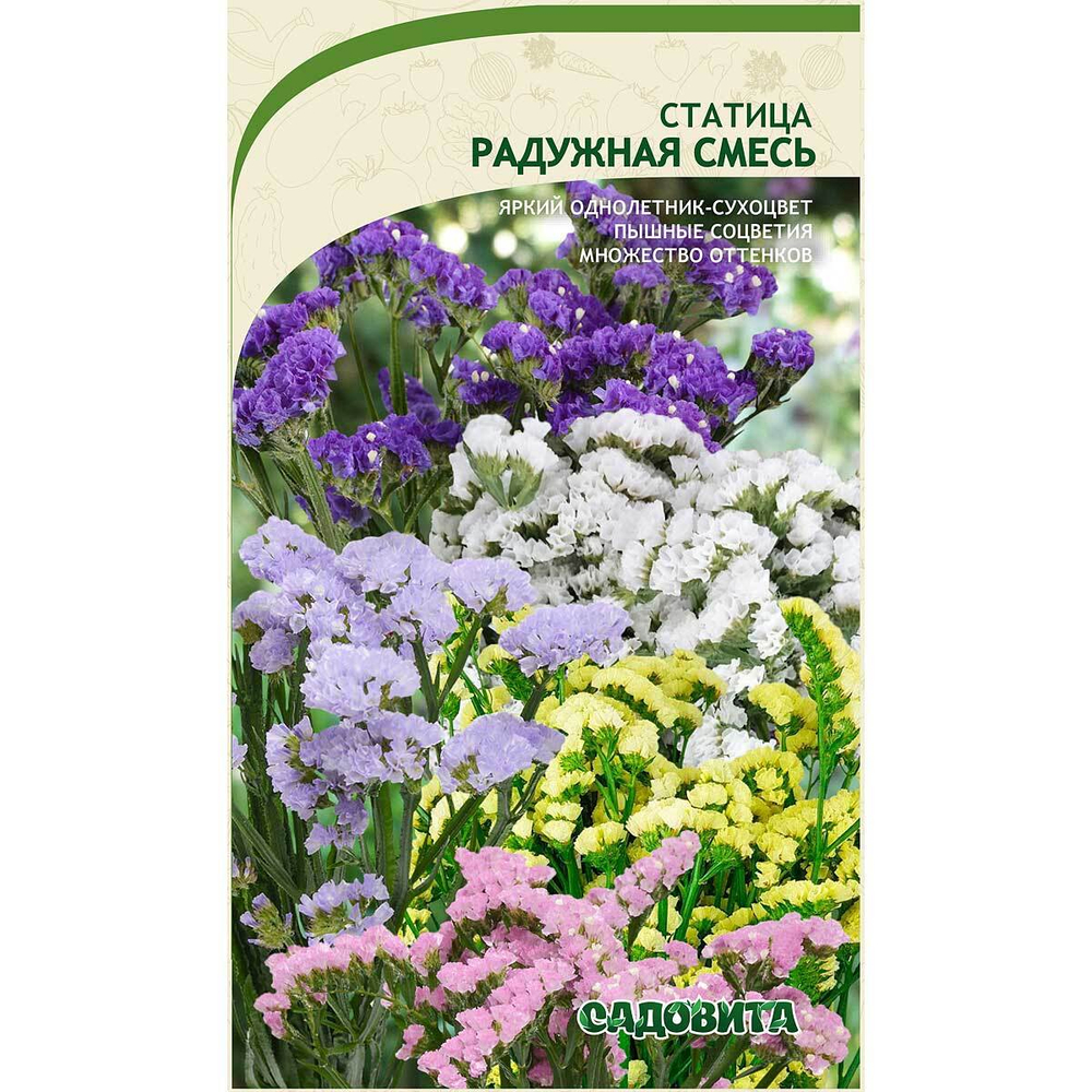 Статица Радужная смесь 0,1гр Садовита Ц