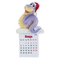 GAEM Магнит с календарем "Змея", L6 W3 H11,5 см, 4в.