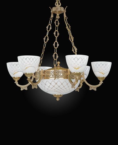 Подвесная люстра Reccagni Angelo L.7152/6+2