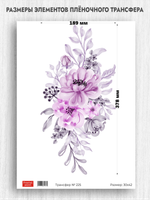 Трансфер для декупажа переводной рисунок для поверхностей 225