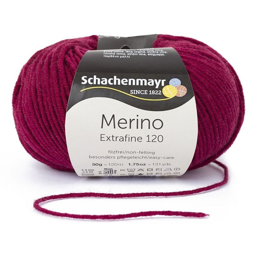 Пряжа Schachenmayr Merino Extrafine 120 (00132)