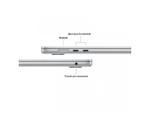 Ноутбук Apple MacBook Air 15 2024 M3 (15.3/2880x1864/24GB/512GB SSD/Apple graphics 10-core) Silver (MC9J4)