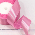 Лента Атласная 2,5см х 28м Сатин (Розовый)