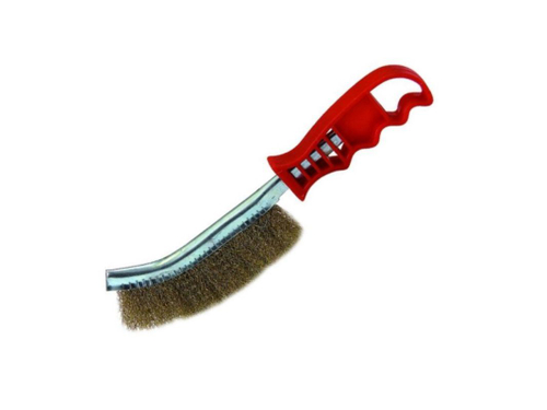 Щетка проволочная латунная 180мм