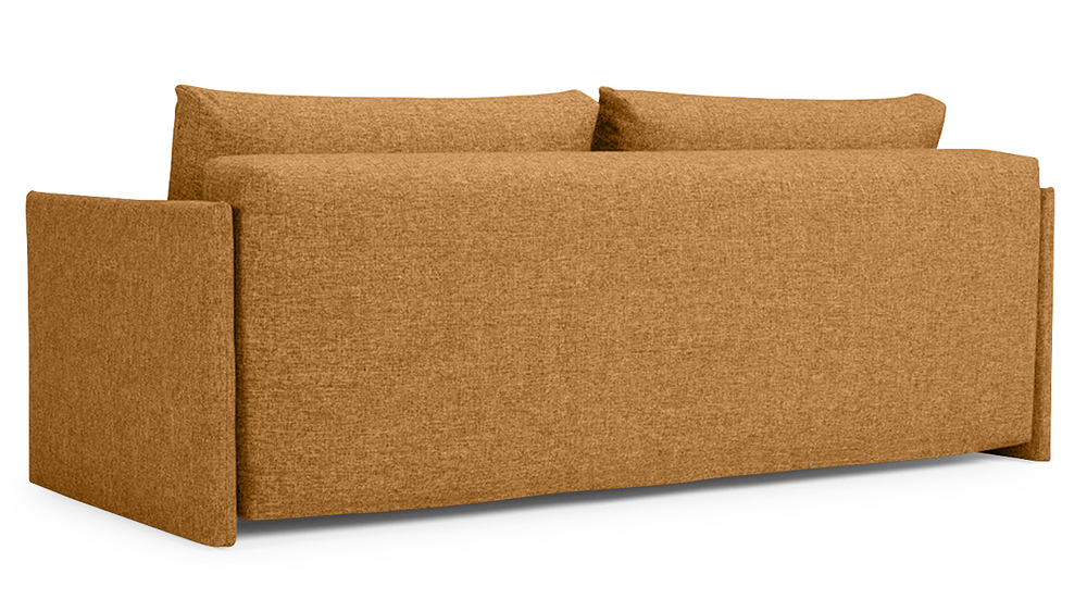 Диван Коя Лайт Strong Plus 06 208*94*80 см, Оранжевый  Еврокнижка Фиеста