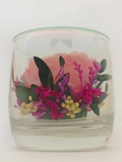 натуральный пион в стекле, вакуум*