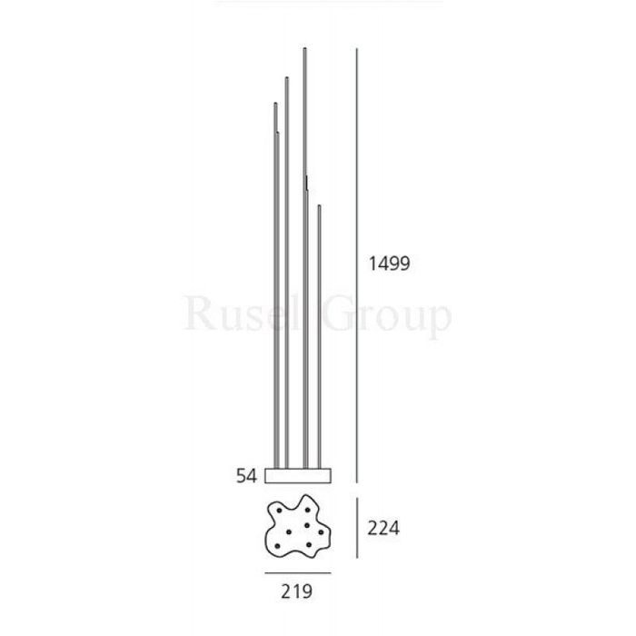 Напольный светильник  Artemide REEDS