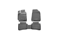 Коврики в салон для HYUNDAI Solaris (I, Iр), 2010-2017, 4шт. (полиуретан, серые) Element.NLC.20.41.211H