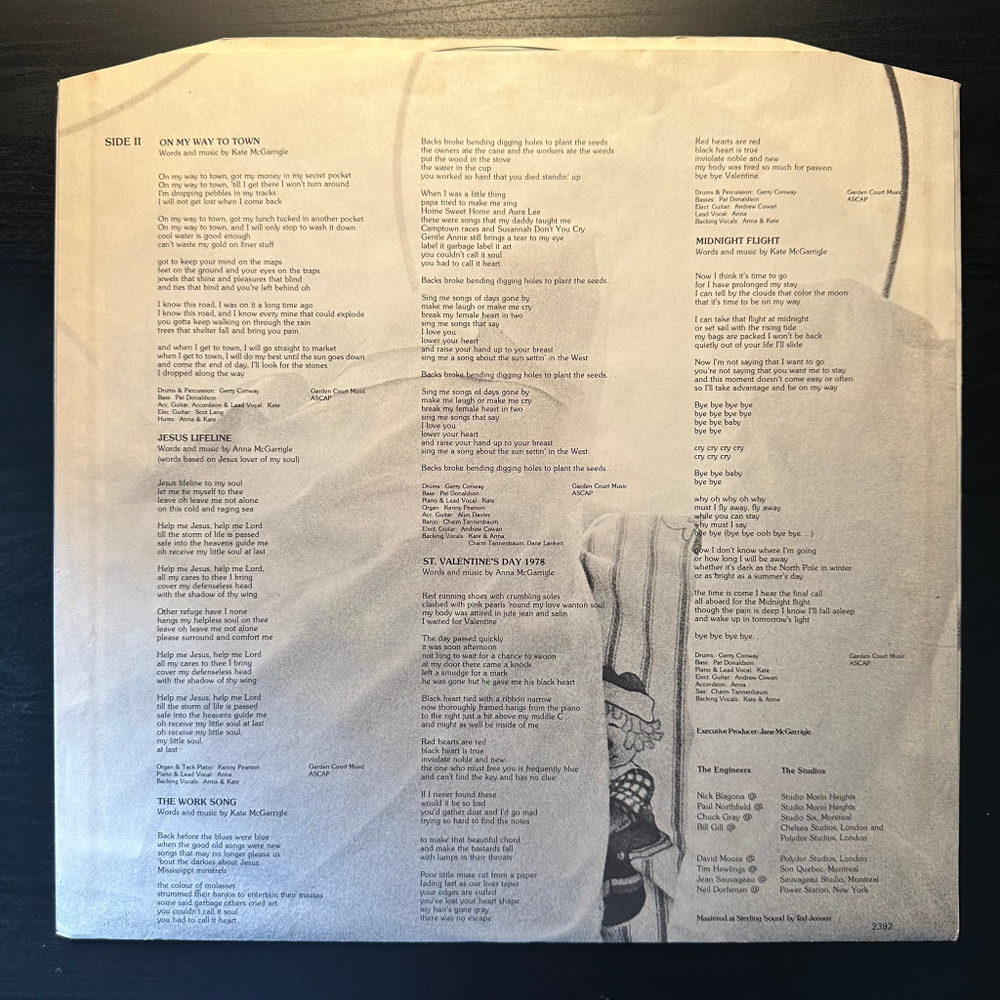 Kate & Anna Mc Garrigle - Love Over And Over (Скандинавия 1982г.)