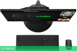 Монитор Lenovo ThinkCentre Tiny-In-One 27 черный (11JHRAT1EU)