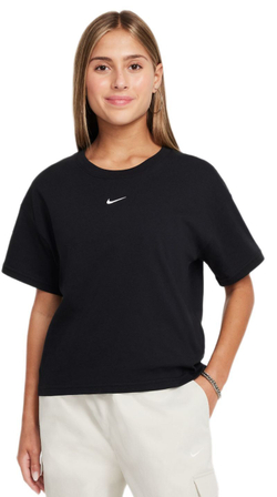 Футболка для мальчика теннисная Nike Kids Sportswear Essential - black