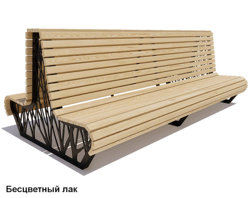 Скамейка уличная Ессентуки, Лиственница