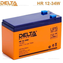 Аккумуляторная батарея Delta HR 12-34W (12V / 9Ah)