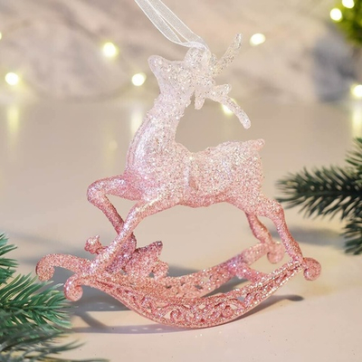 Подвеска "Волшебное копытце" 11*11см, белый/розовый