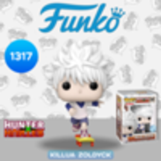 Фигурка Funko POP! Animation Hunter x HunterKillua w/ Skateboard (Exc) (1317) 72025 / Фигурка по мотивам аниме "Охотник х Охотник", Киллуа на скейтборде