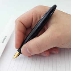 Ручка перьевая Sailor 1911 Fude De Mannen Blue GT Calligraphy Steel Nib 55° (10-0212-740) 4
