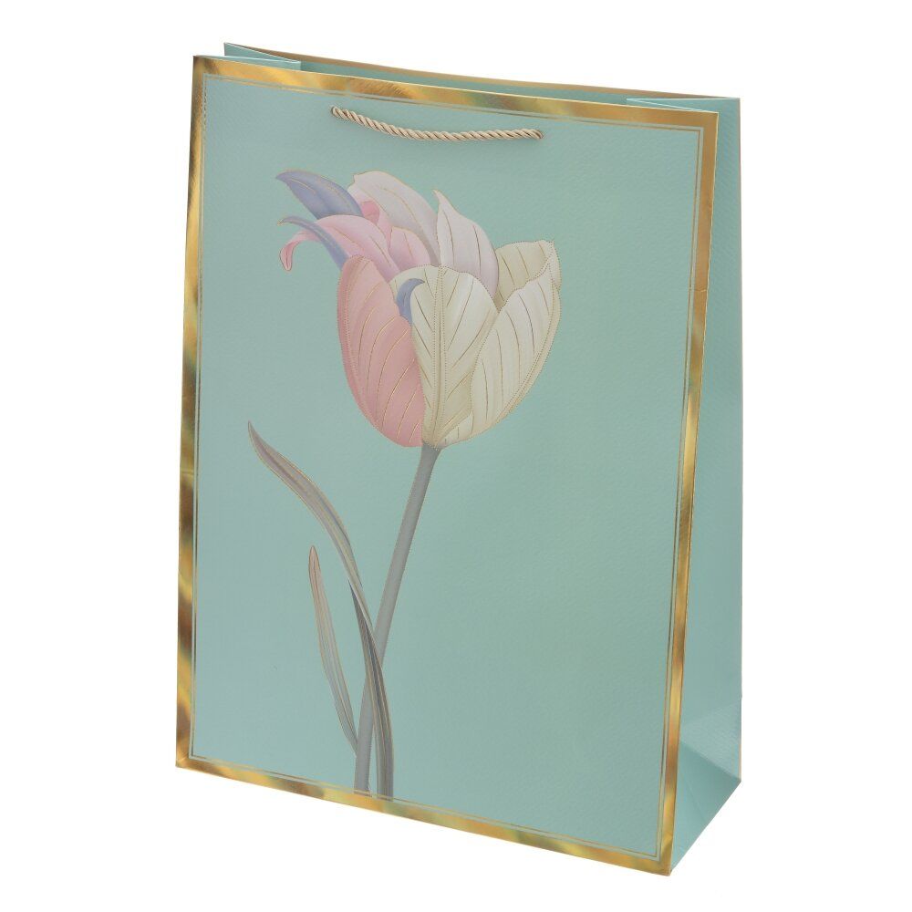 GAEM Пакет подарочный (бумага 210г/м2, блок микс 12шт), L31 W12 H42 см, 4в.