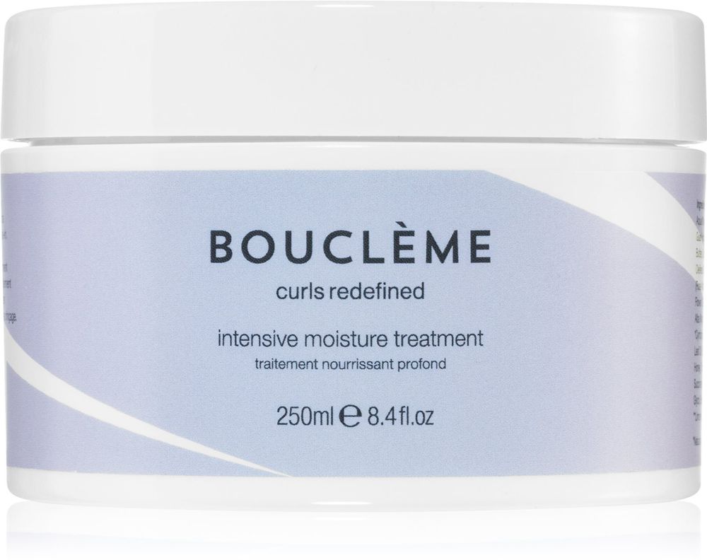 Boucleme Curl Intensive Moisture Treatment - увлажняющий и питательный уход, придающий эластичность и блеск вьющимся и волнистым волосам /   250  ml  / GTIN 5060403580184