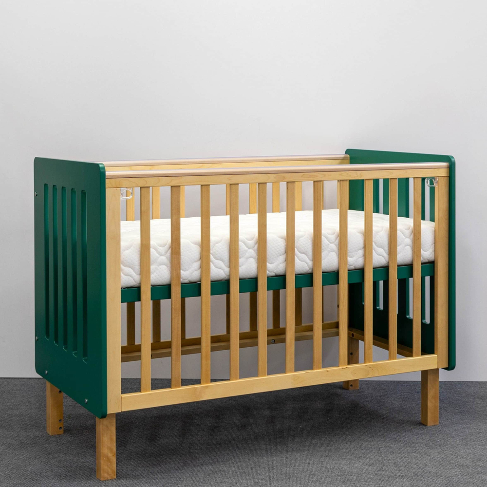 Детская кровать Antemi Mari, Зеленый/Дерево