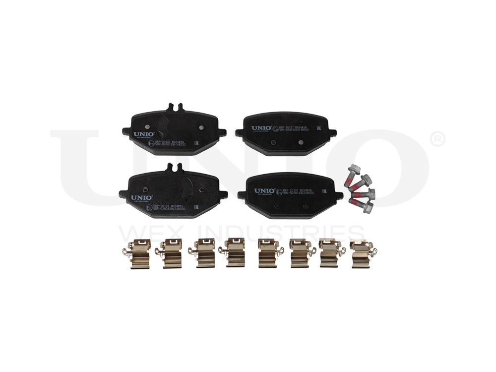 Колодки тормозные диск. задние UNIO BRP-20137