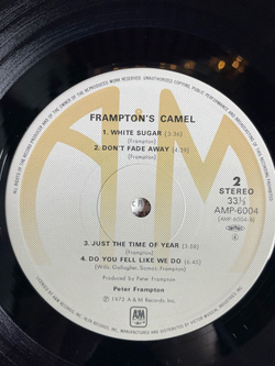 Винтажная виниловая пластинка LP Peter Frampton Camel (Japan 1979) (Obi)