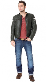 Мотоджинсы STARKS PYTHON DARK BLUE BRUSH