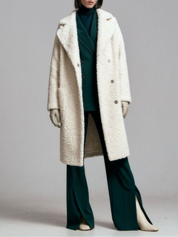 Шуба чебурашка тедди экомех, Северина (арт. C1177-2ri020bz)