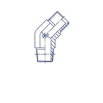 Соединение P45 BSPT 1/2 - BSP 1/2